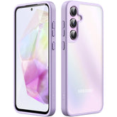 JETech Matte Case for Samsung Galaxy A35 5G, Frosted Translucent Back Protective Slim Phone Cover, Anti-Fingerprints (Purple)